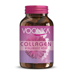 Voonka Beauty Collagen Hyaluronic Acid Takviye Edici Gıda 32 Tablet