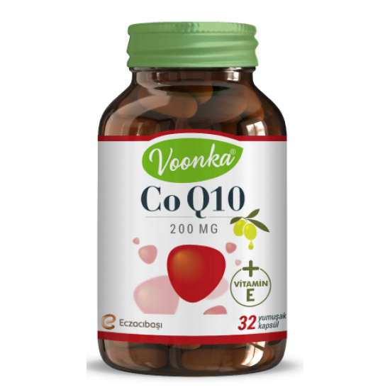 Voonka Koenzim CoQ10 200 mg 32 Kapsül