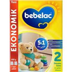 Bebelac 2 Bebek Devam Sütü No 2 800 gr