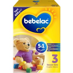 Bebelac 3 Devam Sütü 400 gr 9-12 Ay