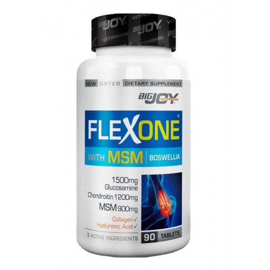 Bigjoy Vitamins Flexone with MSM Boswellia Tablet 90 lık