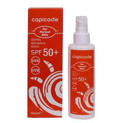 Capicade Güneş Koruyucu Krem SPF50 100ml - Normal Ciltler Capicade Güneş Koruyucu Krem SPF50 100ml - Normal Ciltler