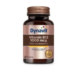 Dynavit Vitamin B12 1000 mcg  100 Dil Altı Tableti 