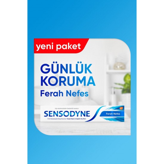 Sensodyne Ferah Nefes Diş Macunu 50 Ml 3 Adet