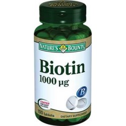 Natures Bounty Biotin 1000 Mg 100 Tablet