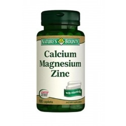 Natures Bounty Calcium Magnesium Zinc D3 100 Tablet