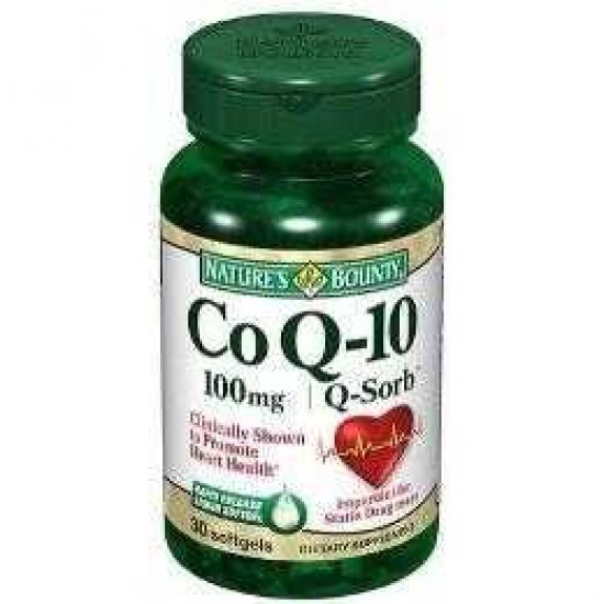 Natures Bounty Co-Q10 100mg 30 Softjel