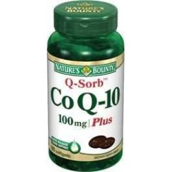 Natures Bounty Co-Q10 100mg Plus 60 Softjel