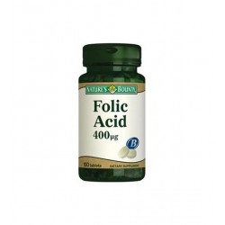 Natures Bounty Folic Acid 400 mcg 100 Tablet