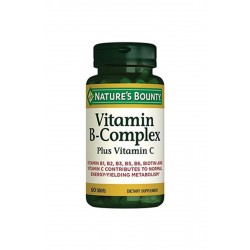 Natures Bounty Vitamin B Complex Plus Vitamin C 60 Tablet