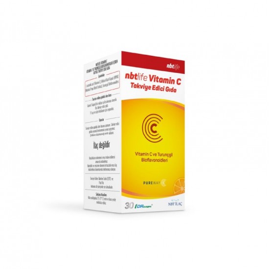 Nbt life Vitamin C Pureway 30 Kapsül