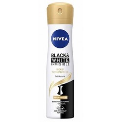 Nivea Black&White İnvisible Bayan Deodorant Sprey 150ml