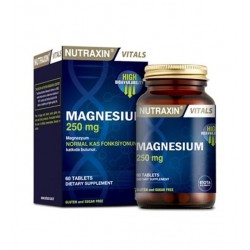 Nutraxin Magnesium ( Magnezyum ) 250 mg 60 Tablet