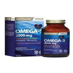 Nutraxin Omega 3 Balık Yağı 2000 mg 60 SoftGel