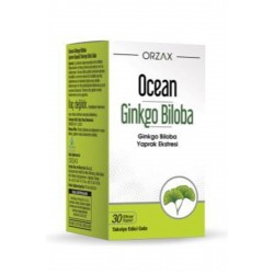 Orzax Ocean Ginkgo Biloba 30 Kapsül