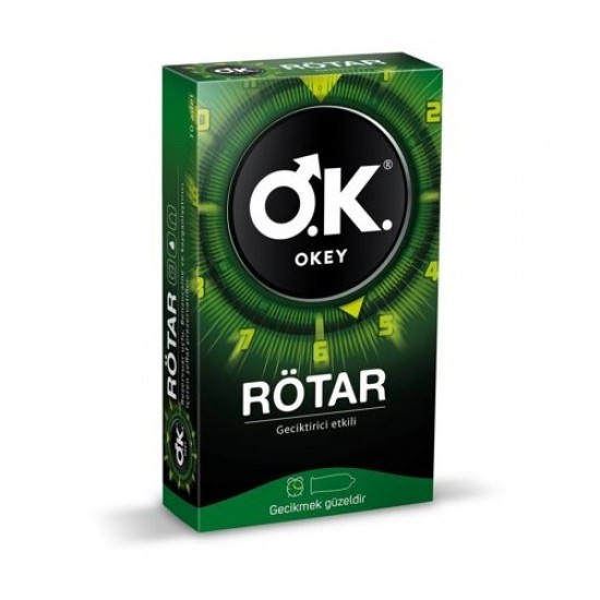 Okey Rötar Prezervatif 10 lu Geçiktirici Etkili Okey Rötar Prezervatif 10 lu Geçiktirici Etkili