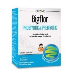Orzax Bigflor Probiyotik-Prebiyotik 10 Saşe
