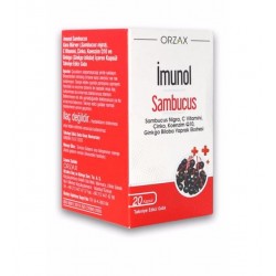 Orzax İmunol Sambucus (Kara Mürver) 20  Kapsül 