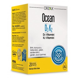 Orzax Ocean D3K2 Vitamin Damla 20ml