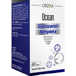 Orzax Ocean Glukozamin Kompleks 60 Tablet