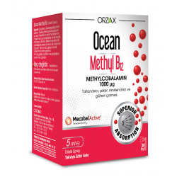 Orzax Ocean Methyl B12 1000mcg Dil Altı Spreyi 5ml