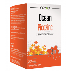 Orzax Ocean Picozinc Takviye Edici Gıda 30 Kapsül