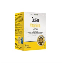 Orzax Ocean Vitamin D3 400 IU 20 ml Sprey 