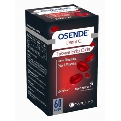 Osende Demir C - Demir Bisglisinat Ester C Vitamini Kapsül 60 lık