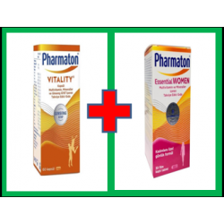 Pharmaton Vitaliy Multivitamin mineral ginseng 30 Kapsül+Pharmaton Essential Women (Kadın) Vitamin Mineral 30 Kapsül 