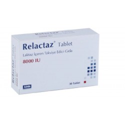 Relactaz 30 Tablet - Laktaz içeren Takviye Edici Gıda