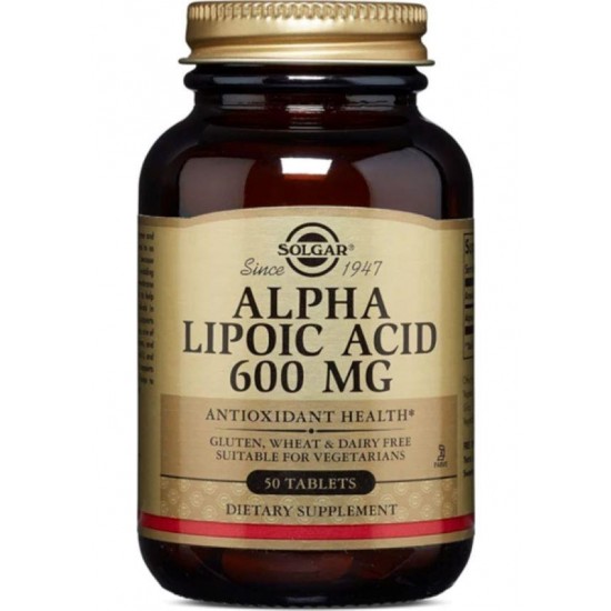 SOLGAR ALPHA LIPO.ACID 600 MG 50TB