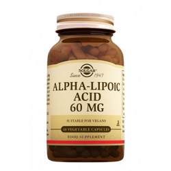Solgar Alpha Lipoic Acid 60 MG 60 Kapsül
