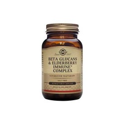 Solgar Beta Glucans & Elderberry Immune Complex 60 Kapsül 