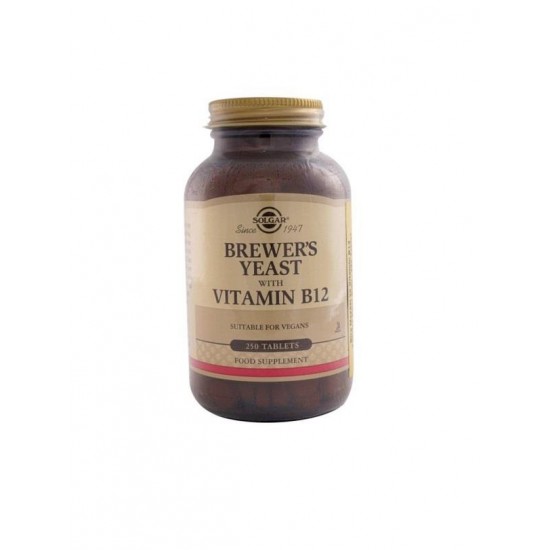Solgar Brewers Yeast With Vitamin B12 250 Tablet