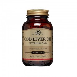 Solgar Cod Liver Oil 100 Softjel Bitkisel Besin Desteği