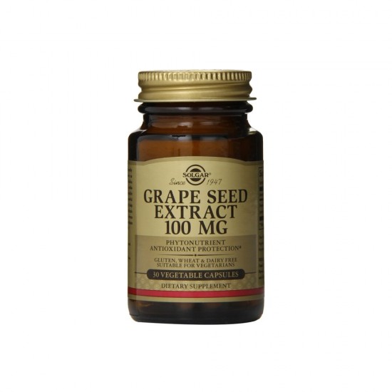 Solgar Grape Seed Extract 100 mg 30 Vegetable Kapsül - Üzüm Çekirdeği