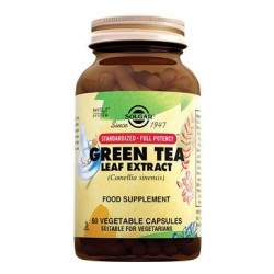 Solgar Green Tea Leaf Extract Yeşil Çay 60 Kapsül