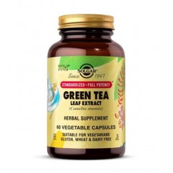 Solgar Green Tea Leaf Extract Yeşil Çay 60 Kapsül
