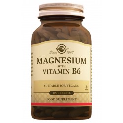 Solgar Magnesium with Vitamin B6 100 Tablet