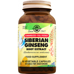 Solgar Siberian Ginseng Root Extract 60 Kapsül (siberyan Ginseg)