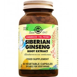 Solgar Siberian Ginseng Root Extract 60 Kapsül (siberyan Ginseg)