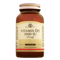 Solgar Vitamin D3 1000IU  100 Kapsül 