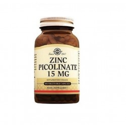 Solgar Zinc Picolinate 15 Mg 100 Bitkisel Kapsül
