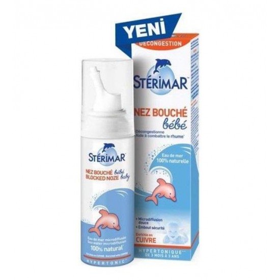 Sterimar Baby Blocked Nose Tıkalı Burun Spreyi 100 ml