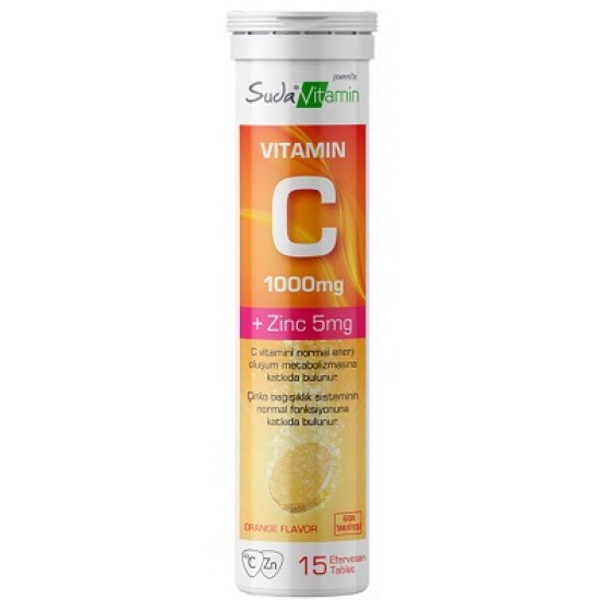 Suda Vitamin C Orange Efervesan 20 Tablet 
