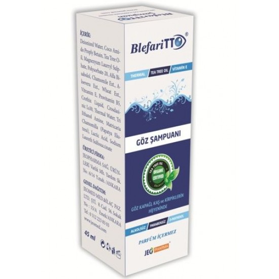 BLEFARITTO GÖZ-KİRPİK HİJYEN SAMPUANI 45 ML