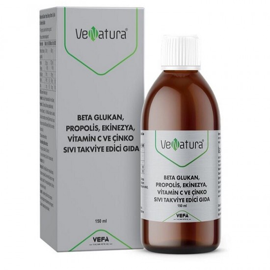 Venatura Beta Glukan, Propolis, Ekinezya, Vitamin C ve Çinko 150 ml