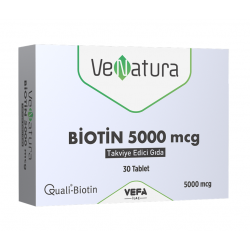 Venatura Biotin 5000 mcg Tablet 30 Tablet