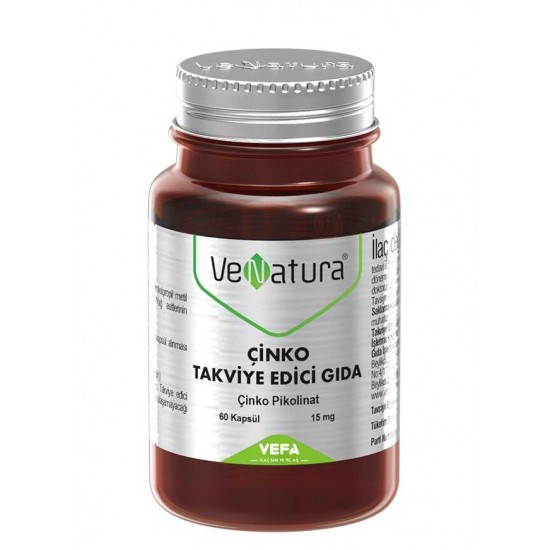Venatura Çinko 15 mg 60 Kapsül