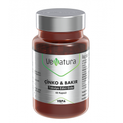 Venatura Çinko Bakır 60 Kapsül 